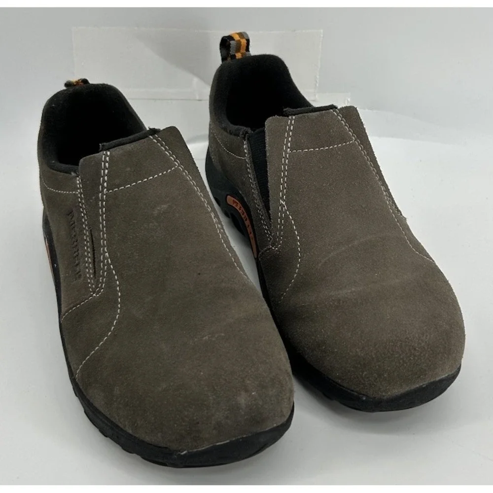 Merrell Jungle Moc‎ Kids Shoes J95635 Slip On Gray Size 3M
